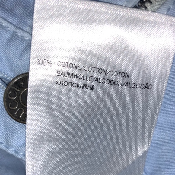 NWT Gucci Sky Blue Shorts, Size 8 - Picture 8 of 8